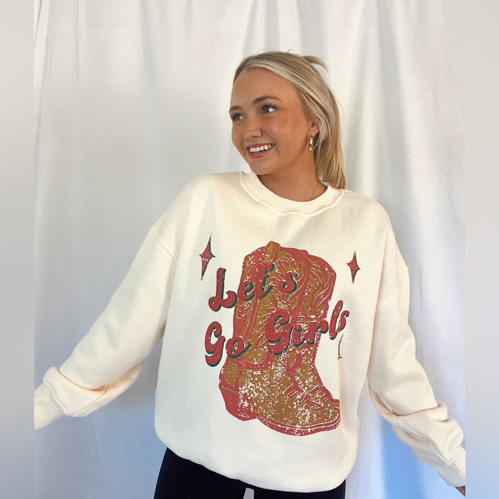 “Let’s Go Girls” Oversized Sweatshirt